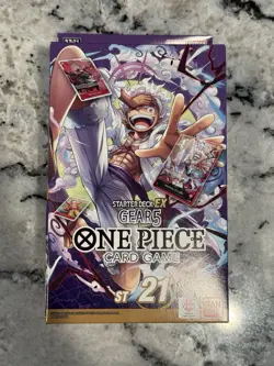 One Piece Starter Deck EX: Gear 5 Card Game Ban Dai English ST-21 - Image 1
