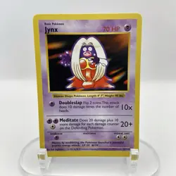 Jynx 31/102 Base Set Shadowless NM WOTC Pokemon TCG Vintage Single - Image 1