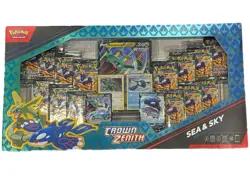 Pokemon TCG Crown Zenith Sea and Sky Premium Collection - 14 Booster Packs - Image 1