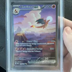 Pokemon Charizard ex 199/165 Scarlet & Violet 151 Holo Special Illustration 330… - Image 2