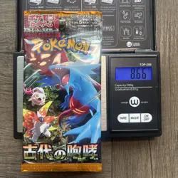 Heavy 8.66g Pokemon Sealed Ancient Roar Japanese Booster Pack SV4K US Seller New - Image 1