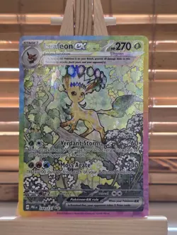 Leafeon EX 144/131 SIR - PRE EN Prismatic Evolutions Pokemon - NM/M - Image 1
