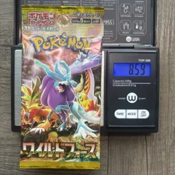 Heavy 8.59g Pokemon Sealed Wild Force Booster Pack SV5K Japanese US Seller - Image 1