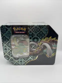 Pokemon Scarlet and Violet Great Tusk ex Paldean Fates Tin - Brand New - Image 1