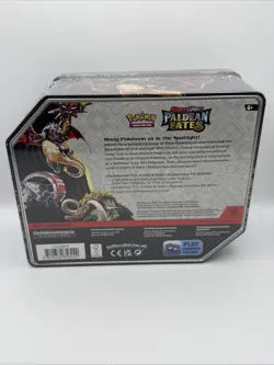 Pokemon Scarlet and Violet Great Tusk ex Paldean Fates Tin - Brand New - Image 3