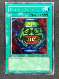 Pot of Greed LOB-119 The Legend of Blue Eyes White Dragon Unlimited - MP - Image 1