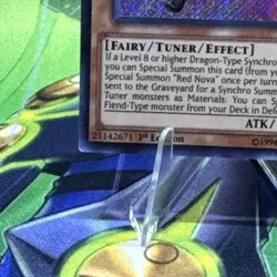 Yugioh Red Nova DRL3-EN017 1st-ed Secret Rare LP - Image 3