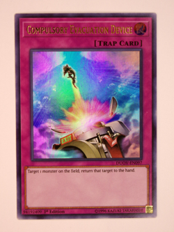 *** COMPULSORY EVACUATION DEVICE *** / ULTRA RARE / DUOV-EN097 (LP-NM) YUGIOH! - Image 1