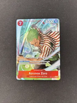 One Piece TCG English OP14-015 Roronoa Zoro Alt Art - Image 1