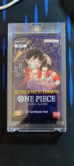 One Piece Op-01 Romance Dawn Booster Pack (NoHard Acrylic Case) New/Sealed 🏴‍☠ - Image 1