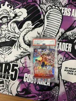 Monkey D. Luffy 2024 Foil One Piece Day Promo Japanese ST10-006 SR PSA 10 - Image 3