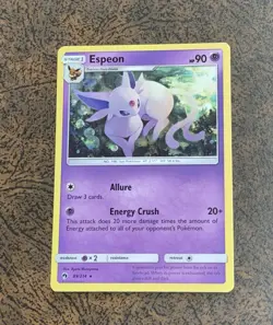 Espeon 89/214 Lost Thunder Rare Pokemon Card - Image 1