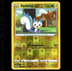 Pachirisu 052/172 Brilliant Stars - Reverse Holo - Common - Pokémon Card TCG - Image 1