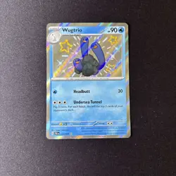 Pokemon TCG Wugtrio Card 122/091 Paldean Fates Nm - Image 1