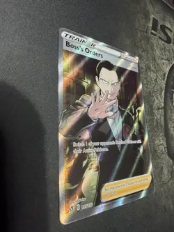 Clean 🧼 Pokemon TCG Boss's Orders Trainer Full Art Holo Rare Card 189/192 - Image 4