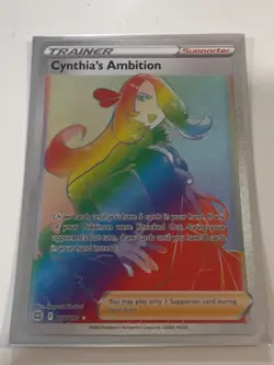Cybthia's Ambition Full Art #178 Ultra Rare Rainbow Pokemon Card SECRET RAREHOLO - Image 1