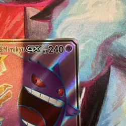 Pokemon 2019 Gengar & Mimikyu GX Team Up Tag Team Ultra Rare Card 164/181 - Image 4