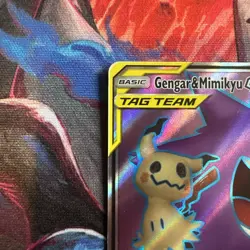 Pokemon 2019 Gengar & Mimikyu GX Team Up Tag Team Ultra Rare Card 164/181 - Image 5