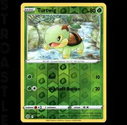 Turtwig 006/172 Brilliant Stars - Reverse Holo Common - Pokémon Card TCG - Image 1