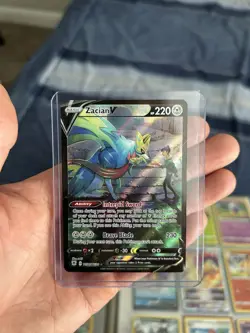 Pokemon Zacian V TG21/TG30 Astral Radiance Ultra Rare Holo Card - Image 1