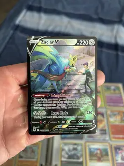 Pokemon Zacian V TG21/TG30 Astral Radiance Ultra Rare Holo Card - Image 3