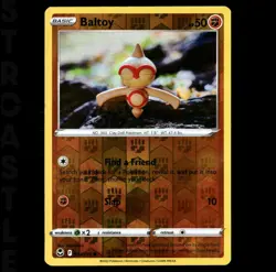 Baltoy 93/195 Silver Tempest - Reverse Holo - Common - Pokémon Card TCG - Image 1