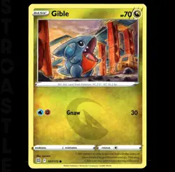 Gible 107/172 Brilliant Stars - Common - Pokémon Card TCG - Image 1