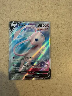 Pokemon Mew V Full Art Ultra Rare 250/264 Fusion Strike Holo English Card - Image 1