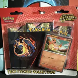 Pokemon Cards Ascended Heroes Tech Sticker Collection - Charmander & Gastly (2) - Image 4