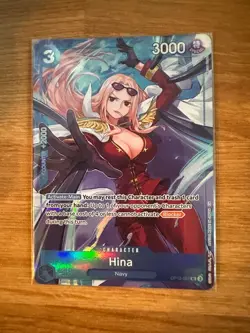 SHIPS TODAY Hina UC OP12-051 Premium Card Best Selection Vol. 5 One Piece PROMO - Image 1