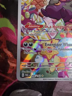 Pokemon - Morpeko - 206/182 - SV Paradox Rift - Illustration Rare Card - Image 5