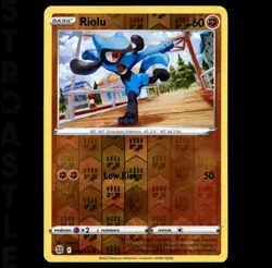Riolu 078/172 Brilliant Stars - Reverse Holo - Common - Pokémon Card TCG - Image 1