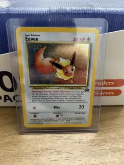 Pokemon TCG Eevee #11 Black Star Holo Promo Card 1999 WOTC - Image 1