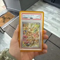 Eevee 188/167 PSA 10 twilight Masquerade Pokemon Card Game - Image 1