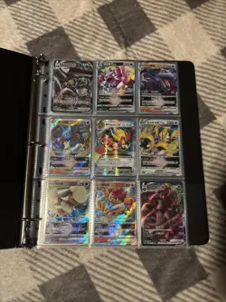 Pokemon 108 Card Lot Collection Binder XY Mega, EX, Vmax, Vstar, V, Holo - Image 1