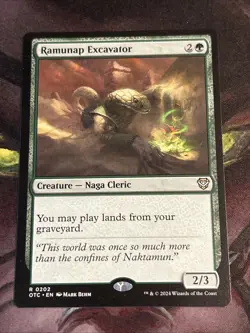 Ramunap Excavator NM Outlaws Thunder Junction Commander MTG Magic the Gathering - Image 1