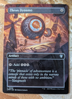 MTG Thran Dynamo (Borderless) - Commander Masters NM - Image 1