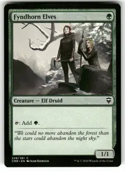 Fyndhorn Elves 228 Commander Legends Magic the Gathering MTG - Image 1