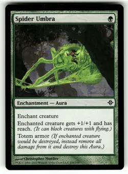 Spider Umbra 208 Rise of the Eldrazi Magic the Gathering MTG - Image 1