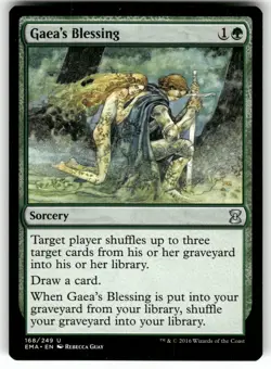 Gaea's Blessing 168 Eternal Masters Magic the Gathering MTG - Image 1