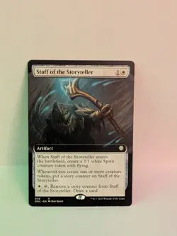 Staff of the Storyteller (Extended Art) Commander: Phyrexia: All Will Be One... - Image 1