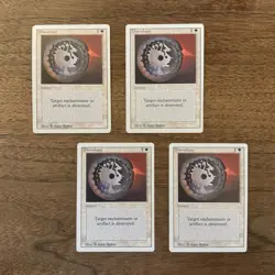 *** Disenchant x4 Revised *** Playset MTG Magic VINTAGE FAST SHIPPING - Image 1