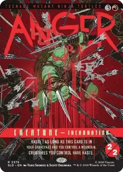 Anger | MTG Secret Lair SLD TMNT Last Ronin - Image 1