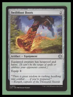 1 x Swiftfoot Boots - Commander: The Lost Caverns of Ixalan - NM-Mint - MTG - Image 1