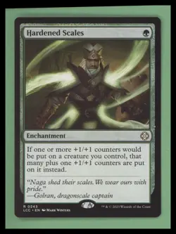 1 x Hardened Scales - Commander: The Lost Caverns of Ixalan - NM-Mint - MTG - Image 1