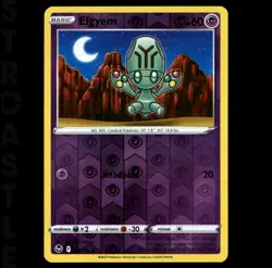 Elgyem 079/195 Silver Tempest  - Reverse Holo Common - Pokémon Card TCG - Image 1