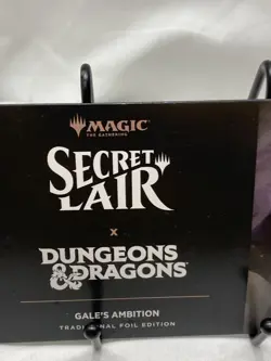 MTG Secret Lair x Dungeons & Dragons: Gale's Ambition Foil Sealed New - Image 3