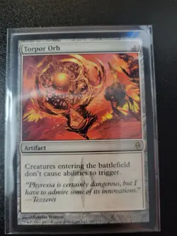 MTG Torpor Orb New Phyrexia Edition NM Mtg Magic - Image 1