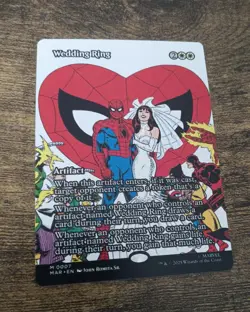 MTG Wedding Ring Borderless - Spiderman - 0007 Mythic - Image 1