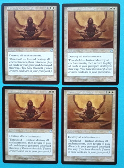 Magic the Gathering MTG Torment CLEANSING MEDITATION X 4 LP/EX U 2002 Nice! - Image 1